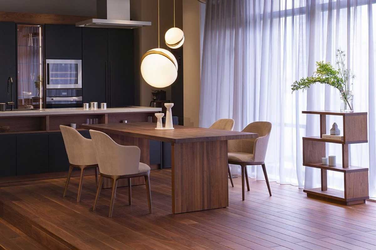 DANISH DINING TABLE W 220cm × D 90cm
