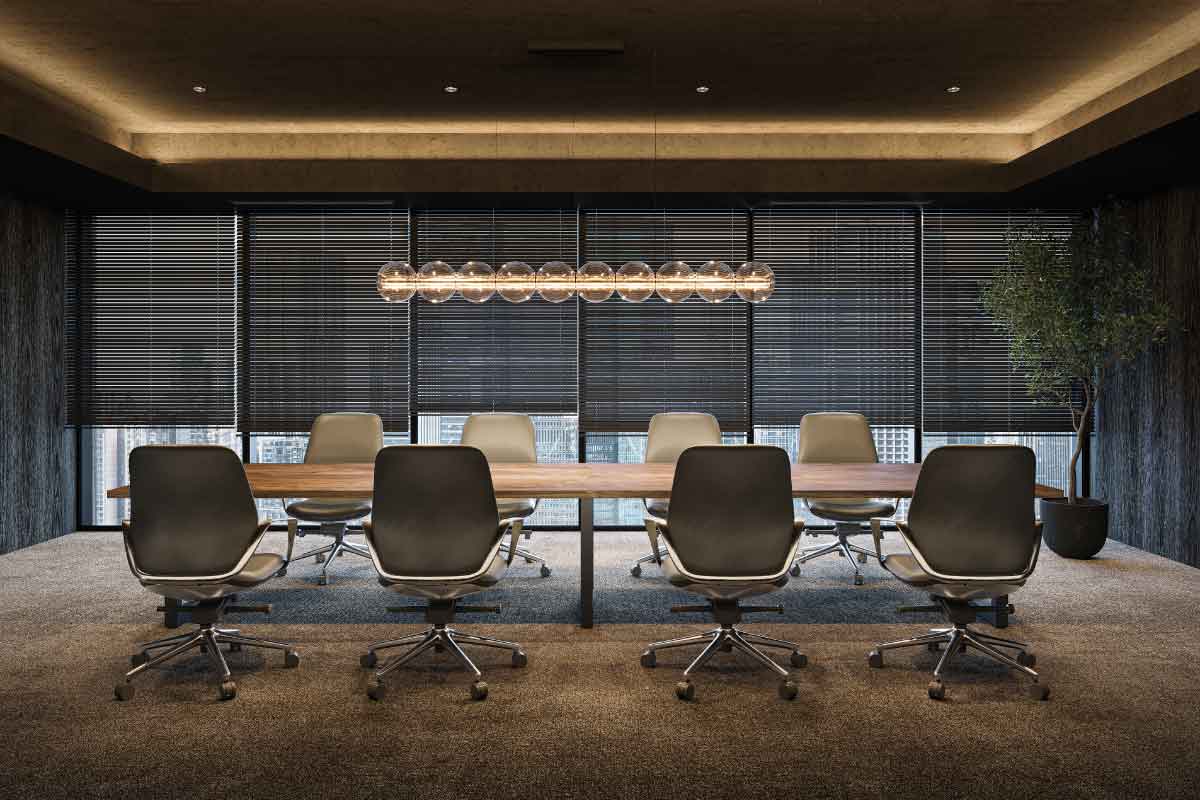 TRACK MEETING TABLE W 400cm × D 115cm