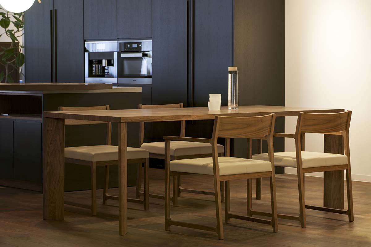 EX DINING TABLE W 120cm × D 85cm