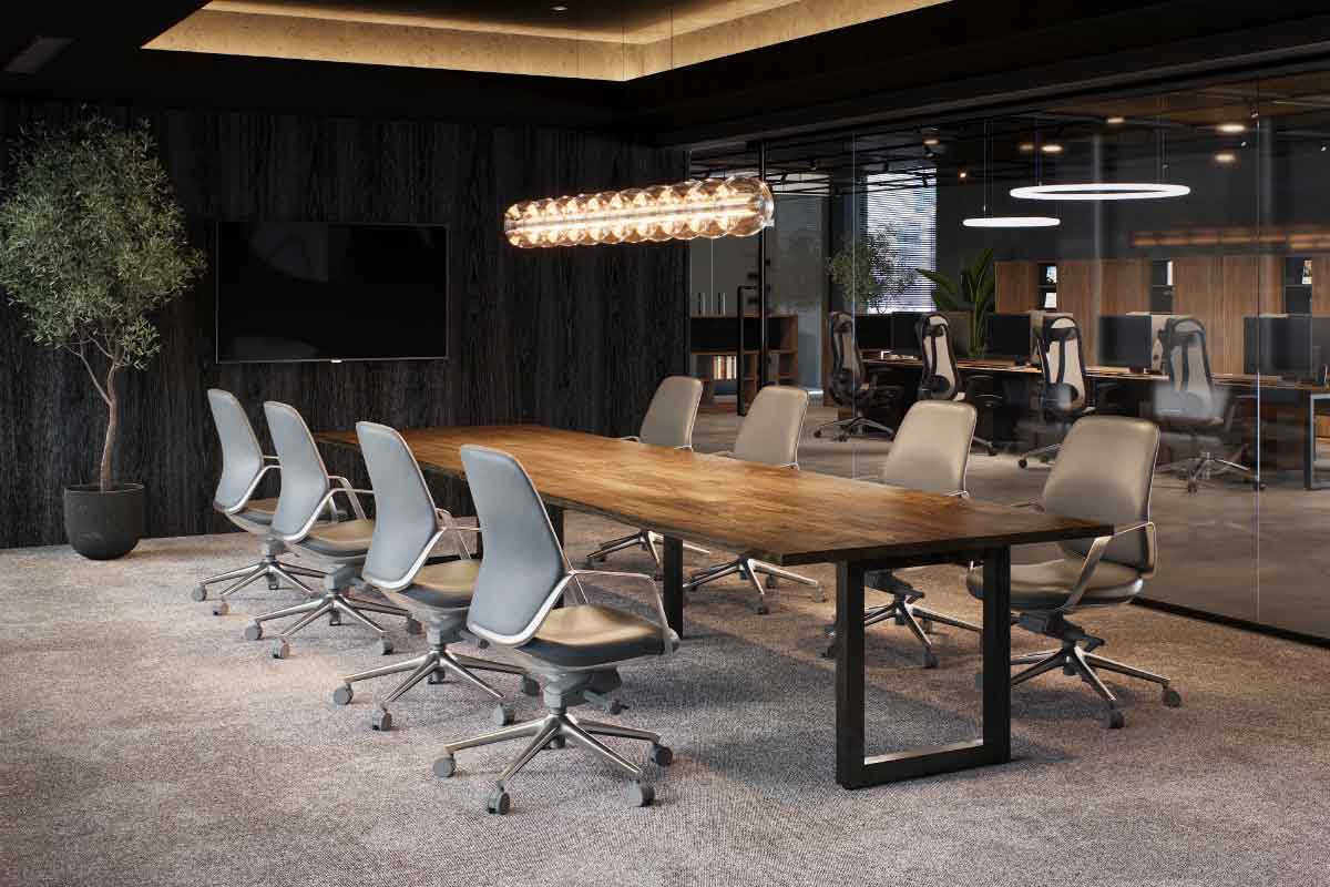 TRACK MEETING TABLE W 400cm × D 115cm