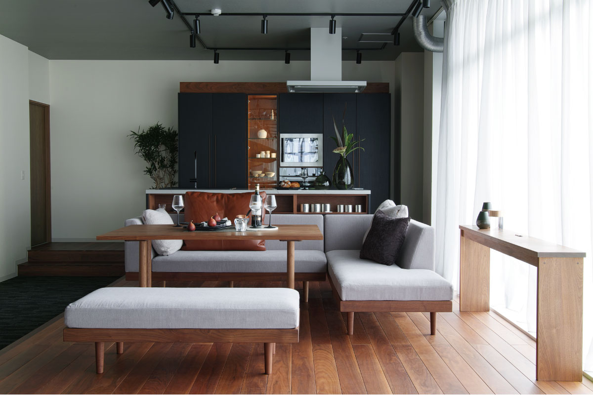 CHILL LOW DINING TABLE W160cm × D90cm