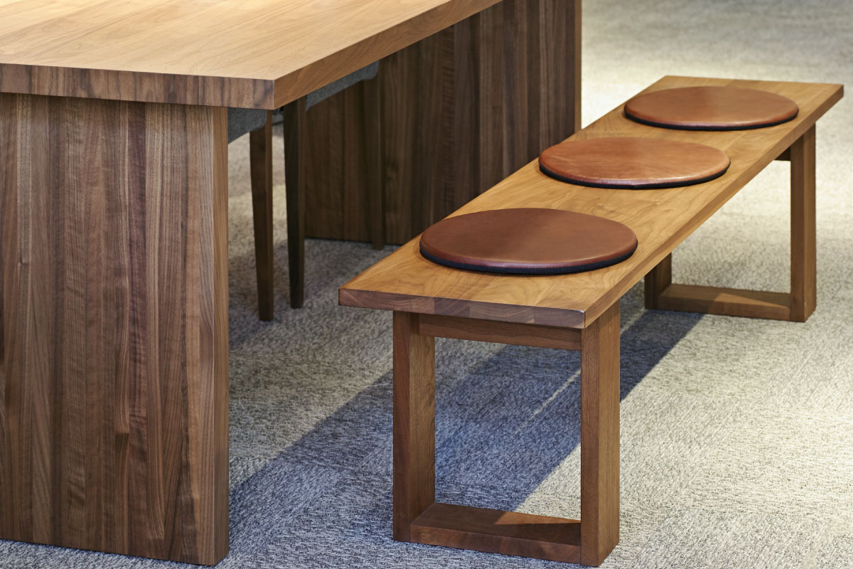 DANISH DINING TABLE W 220cm × D 90cm