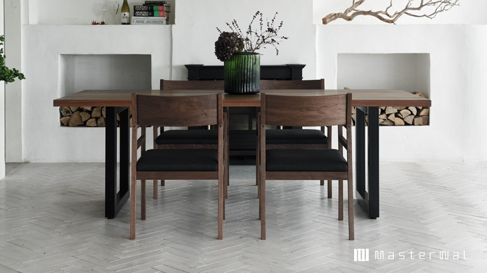 WILDWOOD THICK 31 DINING TABLE W 120cm × D 84.5cm