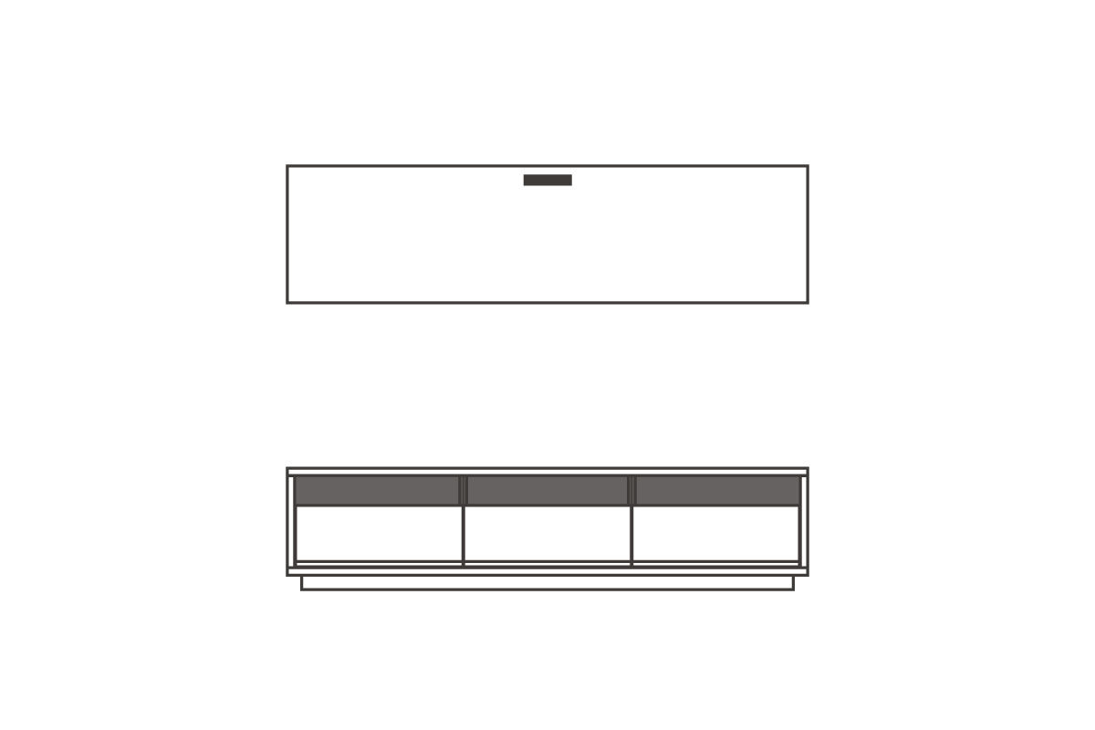 W180cm × D48cm