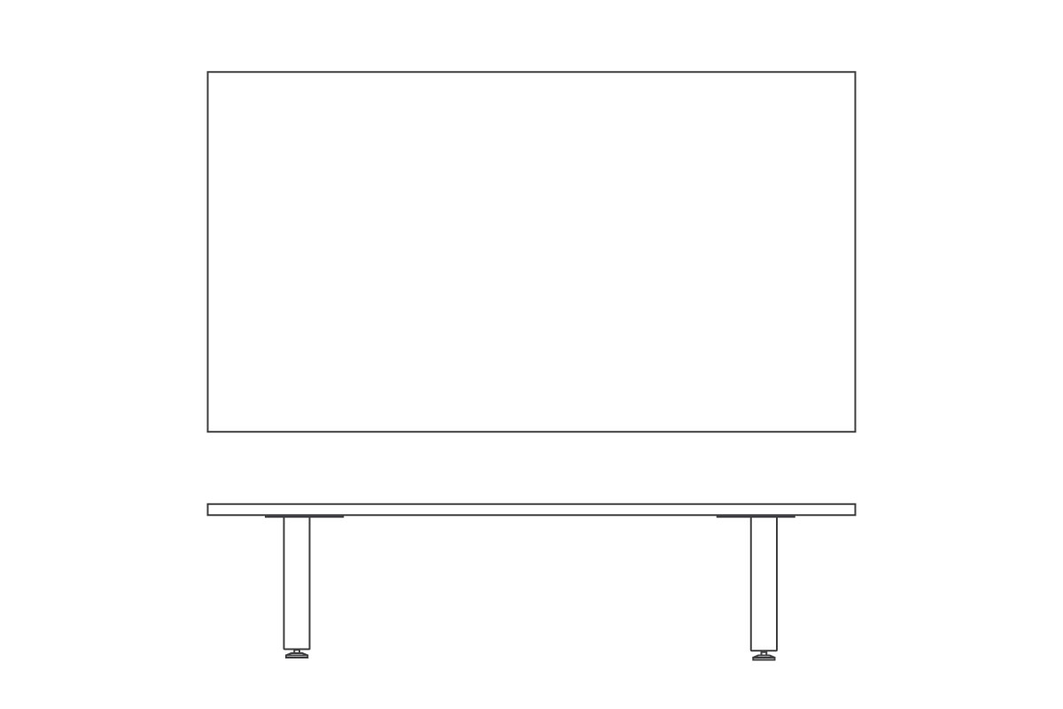 W 180cm × D 100cm