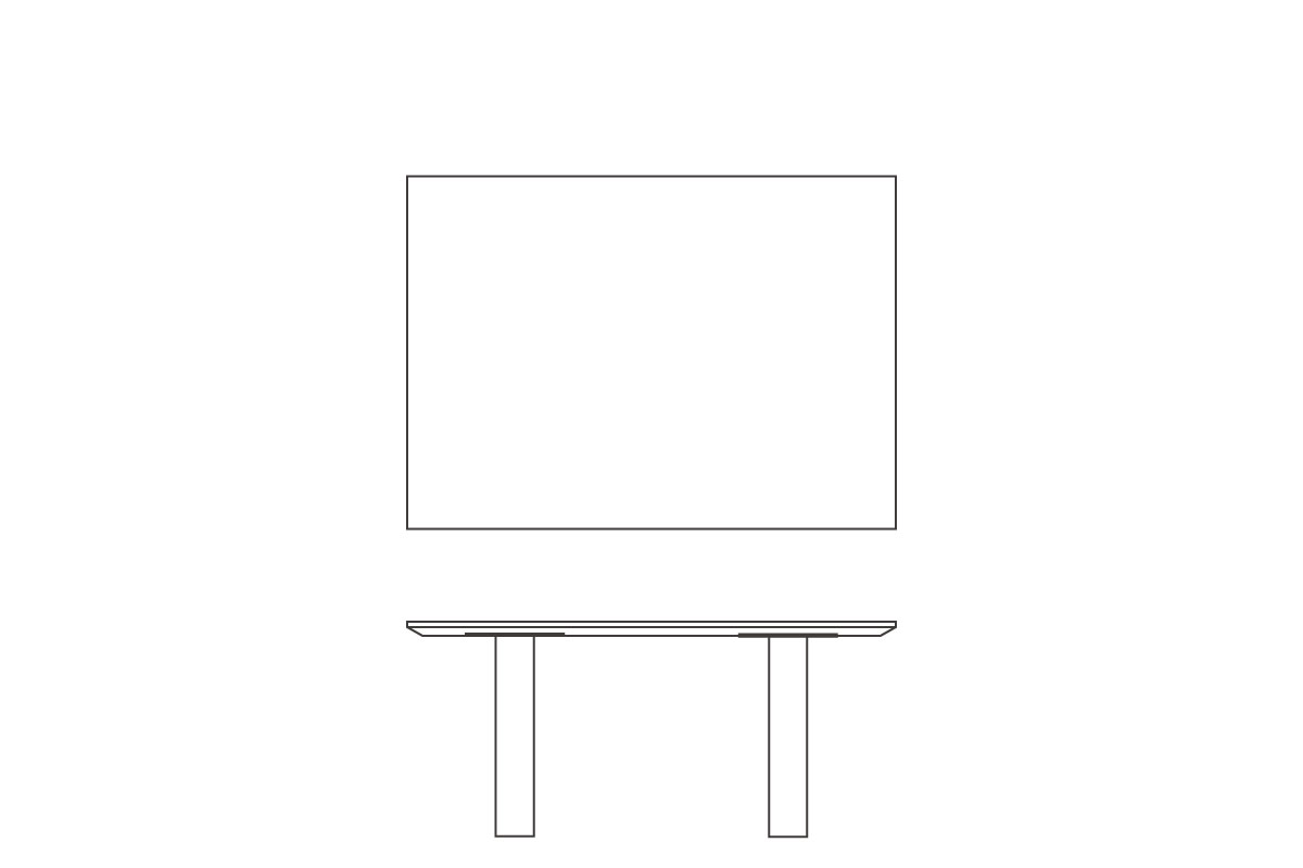 W90cm D65cm H40cm