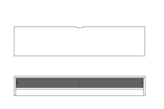 W200cm × D45cm