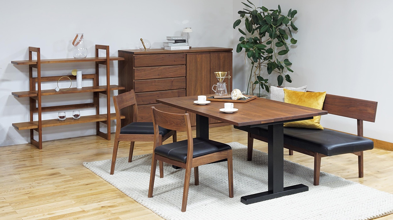WILDWOOD LOW DINING TABLE W 100cm × D 65cm