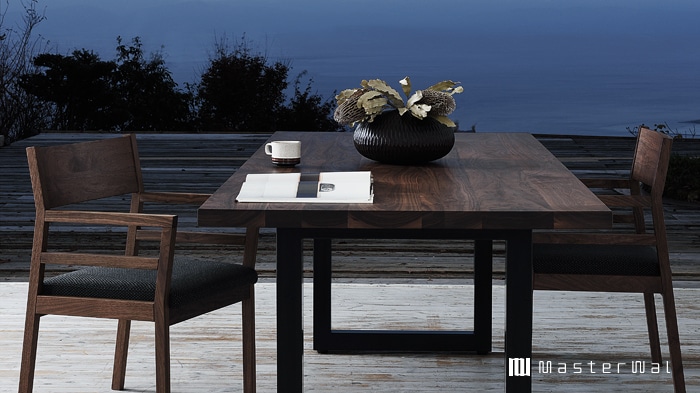 WILDWOOD THICK 31 DINING TABLE W 120cm × D 84.5cm