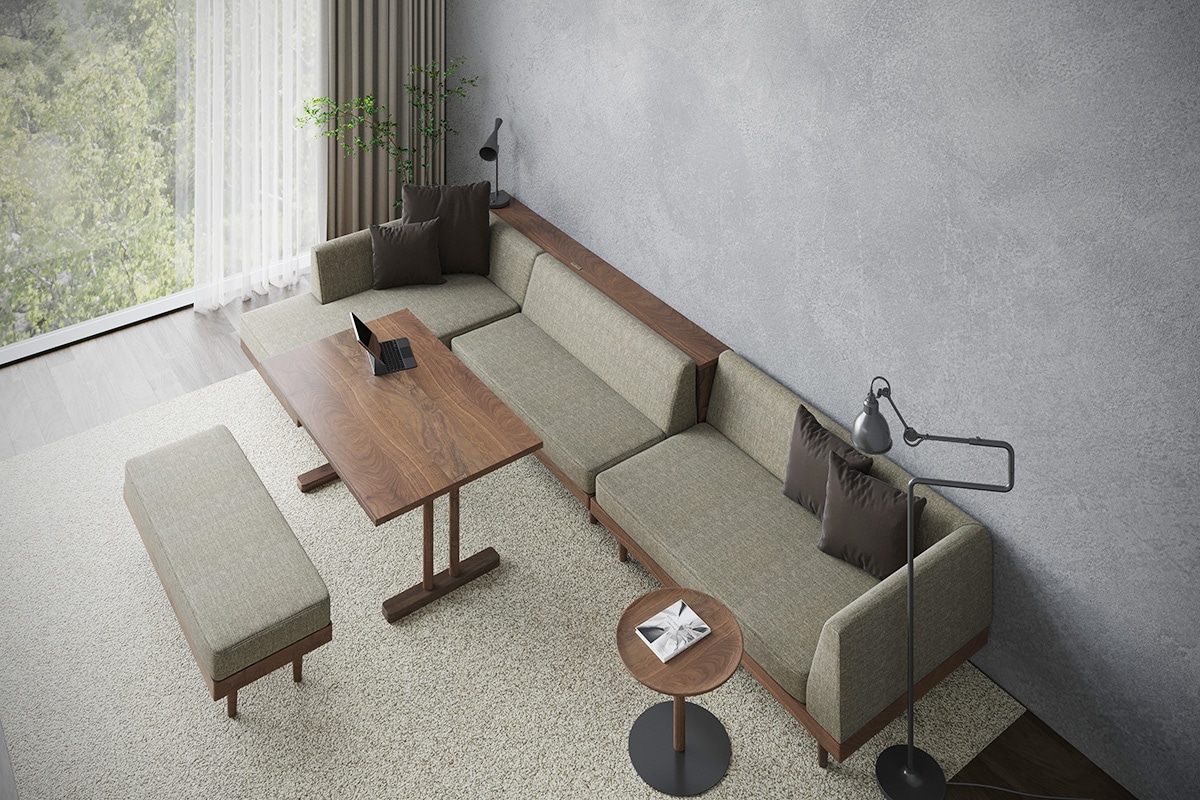 CHILL LOW DINING TABLE W160cm × D90cm