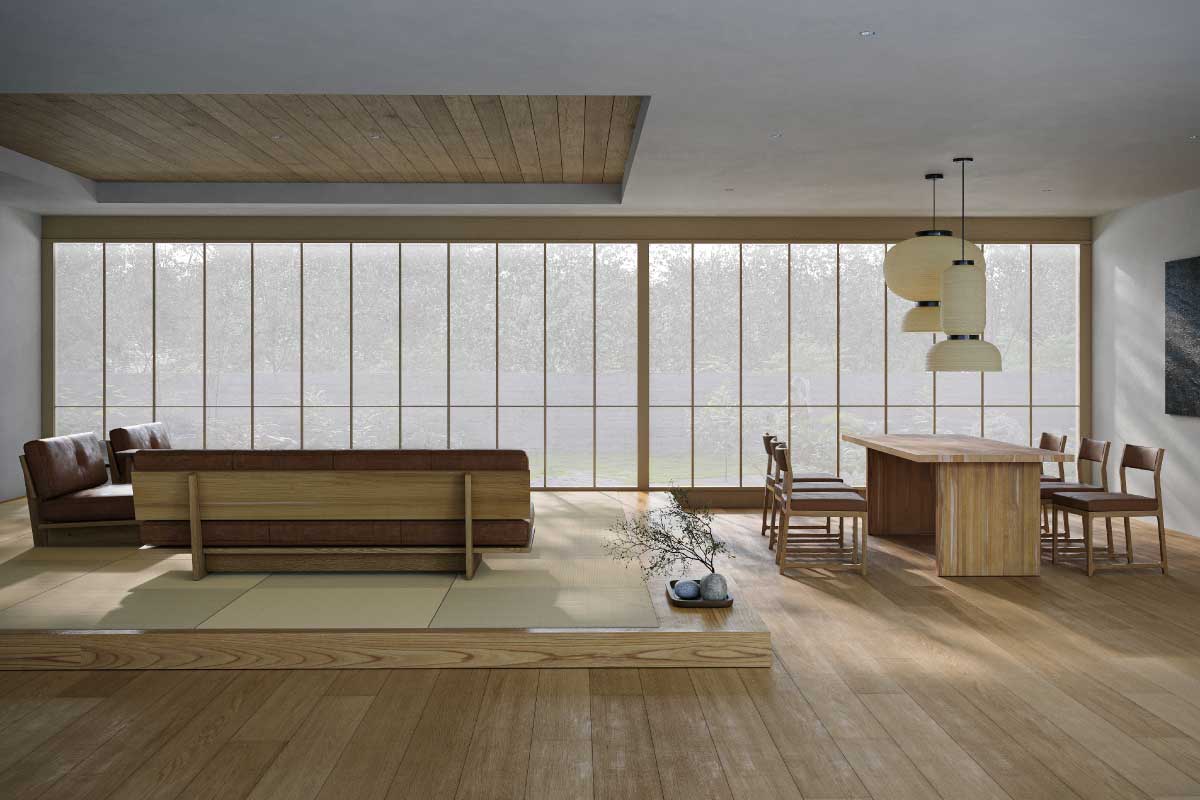 DANISH DINING TABLE W 200cm × D 95cm