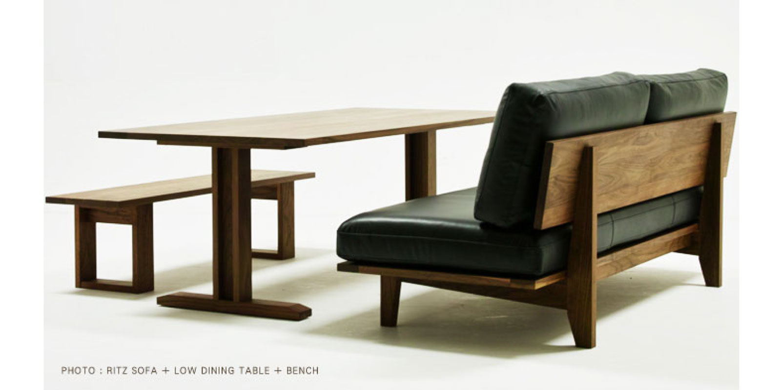 RITZ LOW DINING TABLE W160cm × D84.5cm