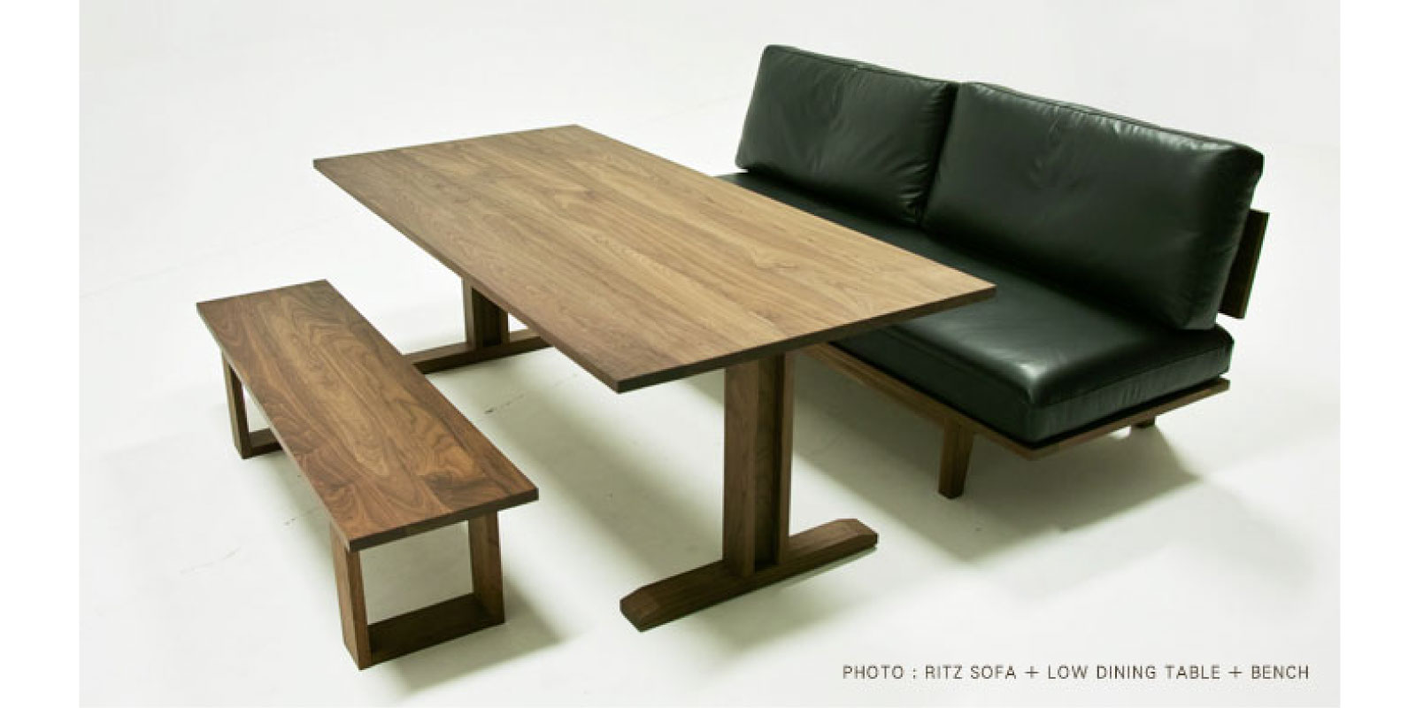RITZ LOW DINING TABLE W160cm × D84.5cm
