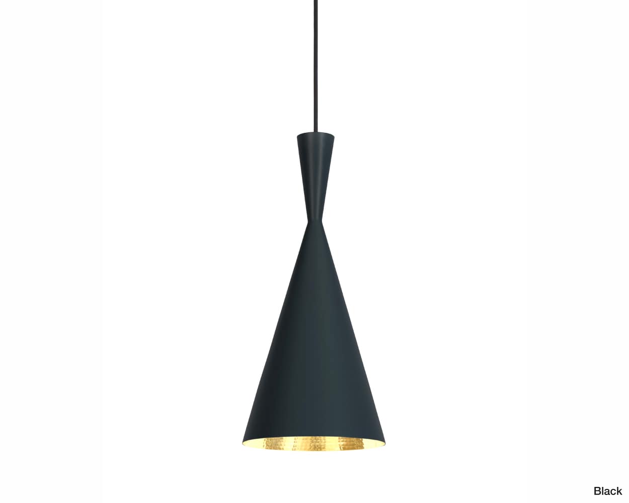 TOM DIXON. | BEAT TALL PENDANT LED Black