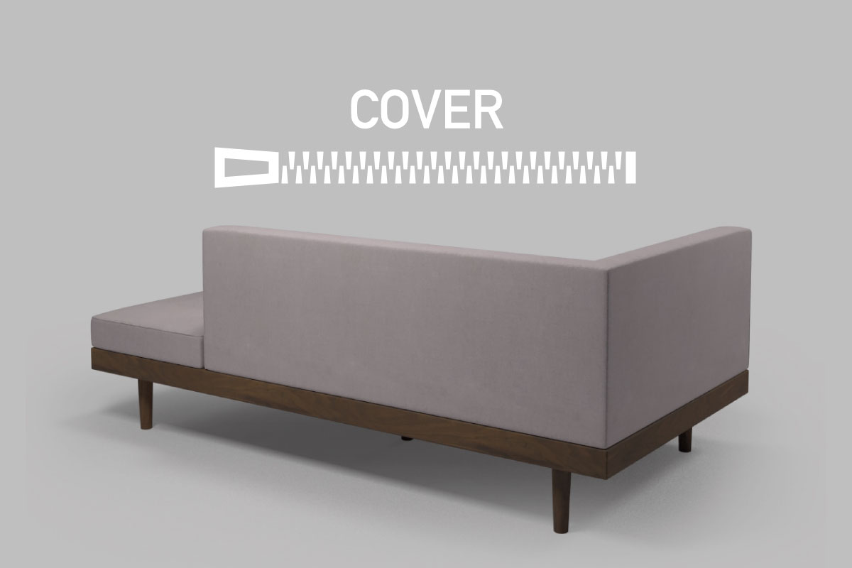 CHILL 925 SOFA BACK COVER アームレスカウチ90150