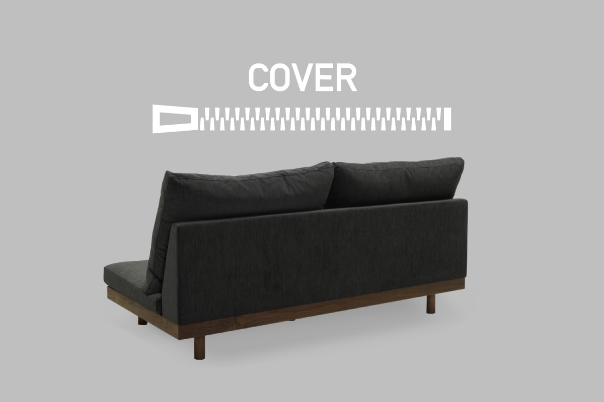 DANISH GRANDE SOFA BACK COVER ダブルアーム3シーター215