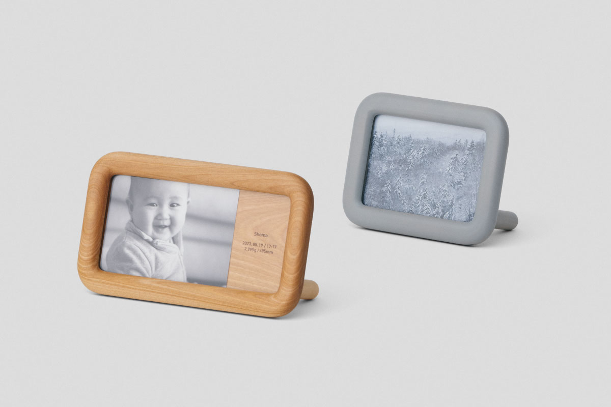 SASAKI | Photo frame rounded ライトグレー R
