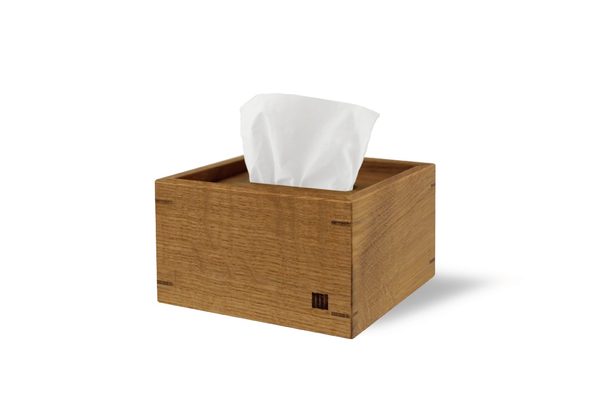 TISSUE BOX COVER HALF レッドオーク HALF/LOW
