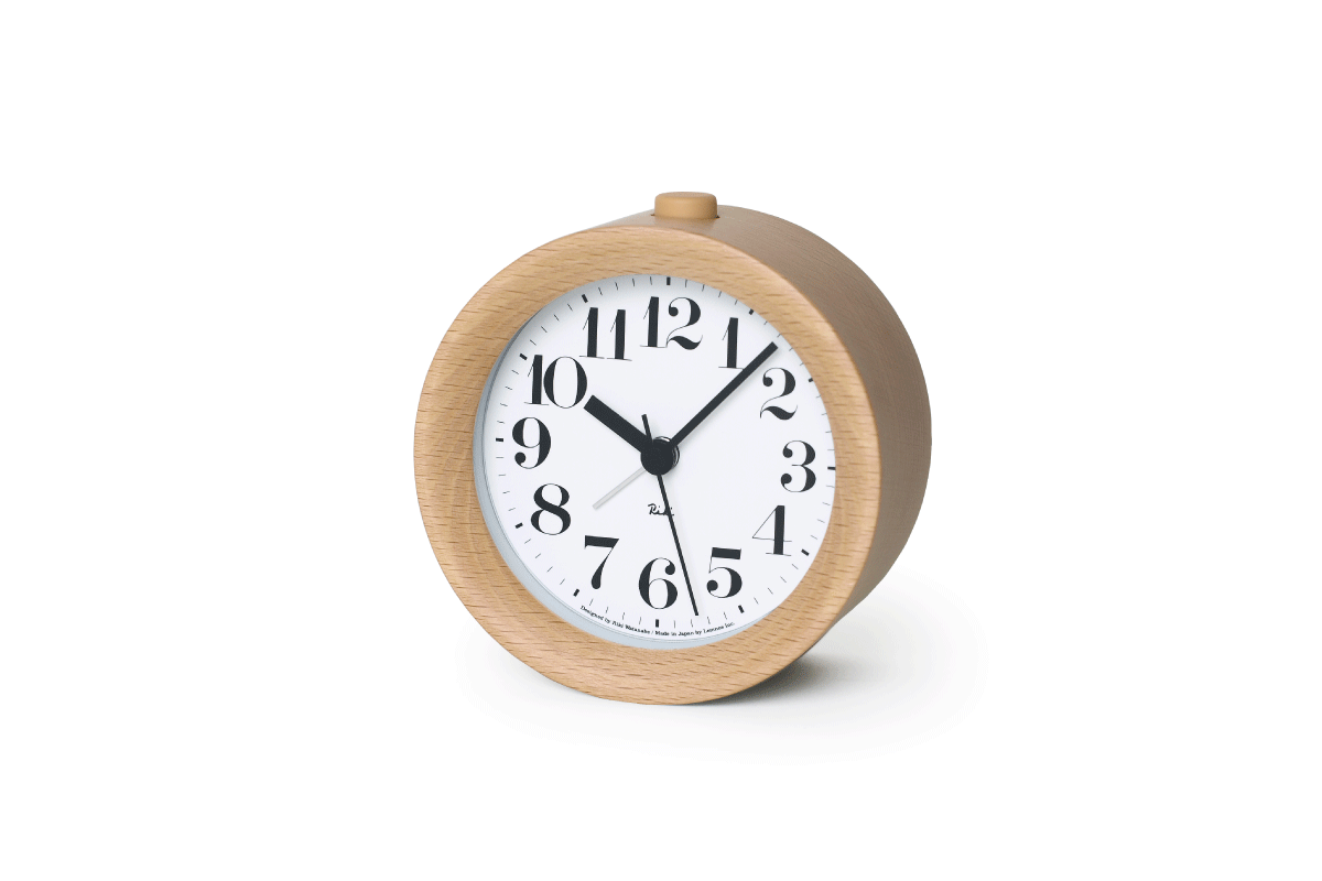 Lemnos | RIKI ALARM CLOCK ナチュラル